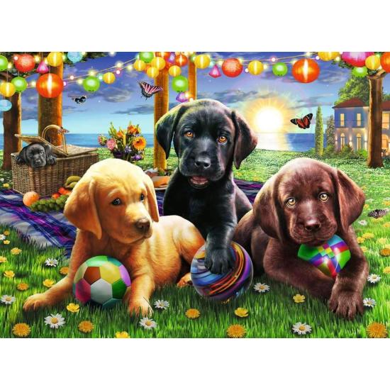 Puzzle Ravensburger Picnic Canino XXL de 100 Piezas Puzzle Ravensburger Picnic Canino XXL de 100 Piezas
