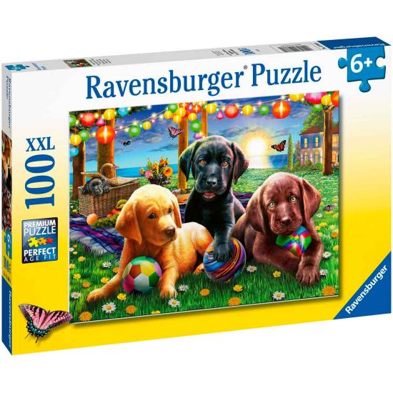 Puzzle Ravensburger Picnic Canino XXL de 100 Piezas Puzzle Ravensburger Picnic Canino XXL de 100 Piezas