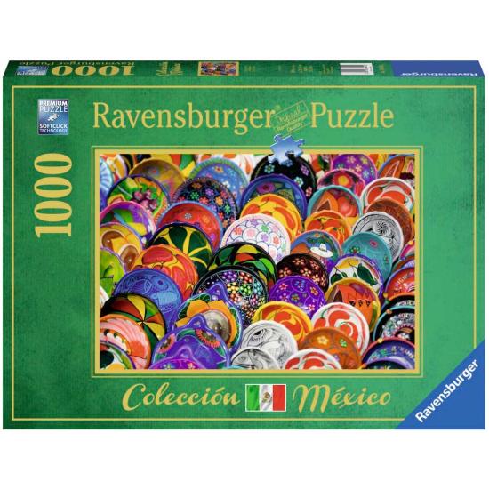 Puzzle Ravensburger Platos Coloridos de 1000 Piezas Puzzle Ravensburger Platos Coloridos de 1000 Piezas