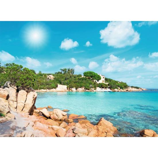 Puzzle Ravensburger Playa en Cerdeña de 500 Piezas