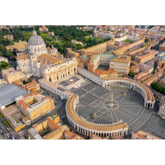 Puzzle Ravensburger Plaza San Pedro, Roma de 300 Piezas Puzzle Ravensburger Plaza San Pedro, Roma de 300 Piezas