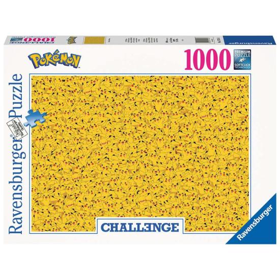 Puzzle Ravensburger Pokemon Pikachu Challenge de 1000 Pzs Puzzle Ravensburger Pokemon Pikachu Challenge de 1000 Pzs