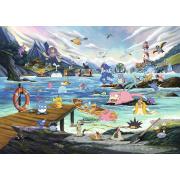 Puzzle Ravensburger Pokemon Vaporeón Y El Mar Templado 1000