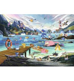Puzzle Ravensburger Pokemon Vaporeón Y El Mar Templado 1000