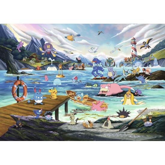 Puzzle Ravensburger Pokemon Vaporeón Y El Mar Templado 1000