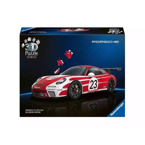 Puzzle Ravensburger Porsche 911 GT3 Cup Salzburg 3D 108 Pzs