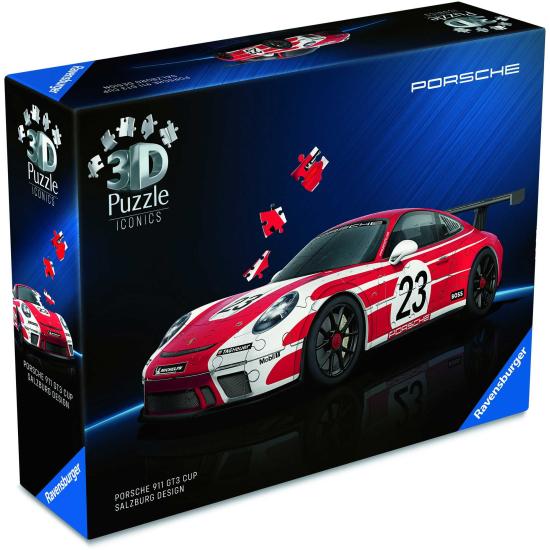 Puzzle Ravensburger Porsche 911 GT3 Cup Salzburg 3D 108 Pzs
