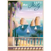 Puzzle Ravensburger Postal de Capri de 1000 Pzs