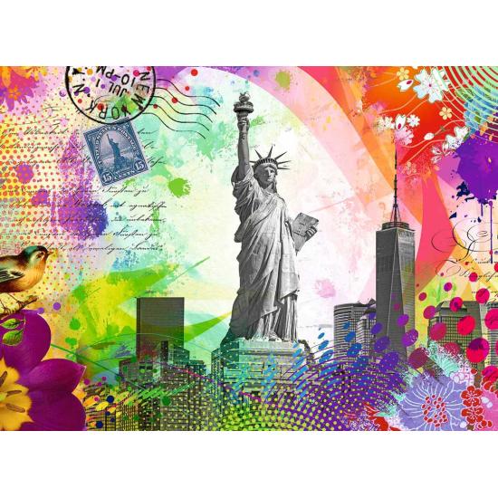 Puzzle Ravensburger Postal de Nueva York de 500 Piezas Puzzle Ravensburger Postal de Nueva York de 500 Piezas