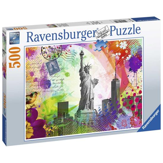 Puzzle Ravensburger Postal de Nueva York de 500 Piezas Puzzle Ravensburger Postal de Nueva York de 500 Piezas