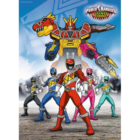 Puzzle Ravensburger Power Ranger Dino Charge XXL de 100 Piezas Puzzle Ravensburger Power Ranger Dino Charge XXL de 100 Piezas