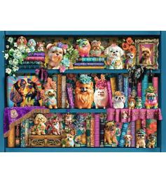 Puzzle Ravensburger Preciosos Perritos De Porcelana de 500 Pzs