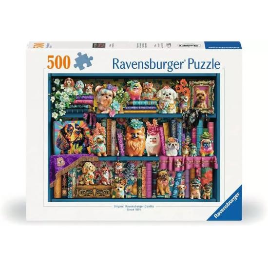 Puzzle Ravensburger Preciosos Perritos De Porcelana de 500 Pzs