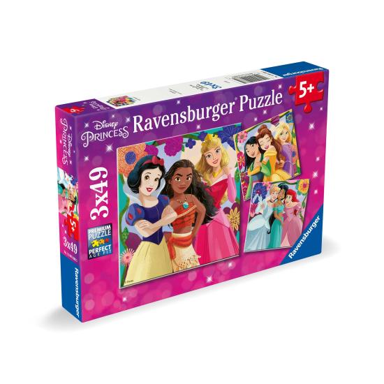 Puzzle Ravensburger Princesas Disney de 3x49 Piezas Puzzle Ravensburger Princesas Disney de 3x49 Piezas