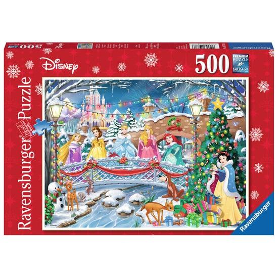 Puzzle Ravensburger Princesas Disney Navideñas, de 500 Pzs
