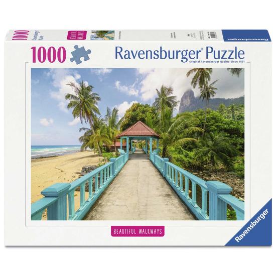 Puzzle Ravensburger Puente Colorido En Malasia de 1000 Piezas