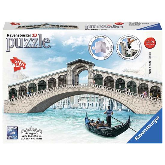 Puzzle Ravensburger Puente de Rialto 3D 216 Piezas
