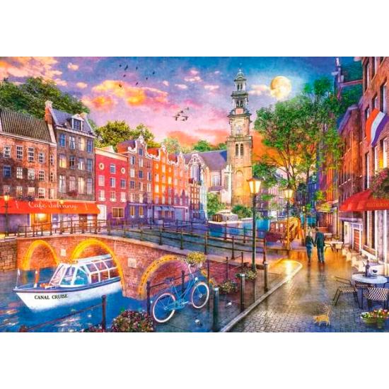 Puzzle Ravensburger Puesta de Sol sobre Ámsterdam 1000 Pzs Puzzle Ravensburger Puesta de Sol sobre Ámsterdam 1000 Pzs