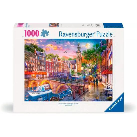 Puzzle Ravensburger Puesta de Sol sobre Ámsterdam 1000 Pzs Puzzle Ravensburger Puesta de Sol sobre Ámsterdam 1000 Pzs