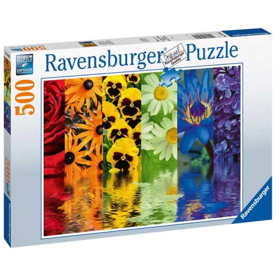 Puzzle Ravensburger Reflejos Florales de 500 Piezas Puzzle Ravensburger Reflejos Florales de 500 Piezas