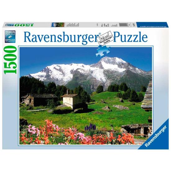 Puzzle Ravensburger Refugio de Montaña en los Alpes, 1500 Pzs