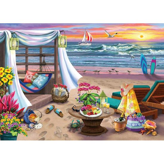 Puzzle Ravensburger Retiro en Cabaña XXL 500 Pzs