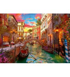 Puzzle Ravensburger Romance en Venecia de 1000 Piezas