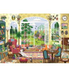 Puzzle Ravensburger Salón de Jardin en Verano de 1000 Piezas