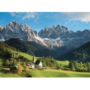 Puzzle Ravensburger Santa Magdalena, Dolomitas de 1500 Piezas