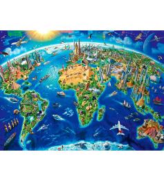 Puzzle Ravensburger Símbolos del Mundo XXL de 200 Piezas