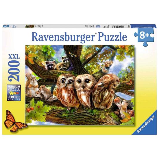 Puzzle Ravensburger Simpáticos Búhos XXL de 200 Piezas