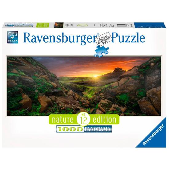 Puzzle Ravensburger Sol sobre Islandia de 1000 Piezas Puzzle Ravensburger Sol sobre Islandia de 1000 Piezas