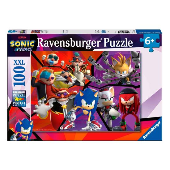 Puzzle Ravensburger Sonic Prime XXL de 100 Piezas Puzzle Ravensburger Sonic Prime XXL de 100 Piezas