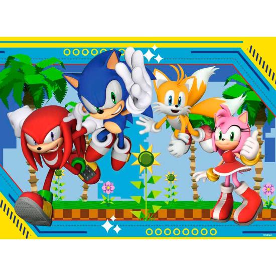 Puzzle Ravensburger Sonic XXL de 100 Piezas Puzzle Ravensburger Sonic XXL de 100 Piezas