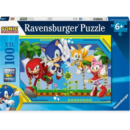 Puzzle Ravensburger Sonic XXL de 100 Piezas Puzzle Ravensburger Sonic XXL de 100 Piezas