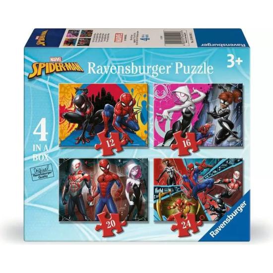 Puzzle Ravensburger Spiderman de 12+16+20+24 Pzs