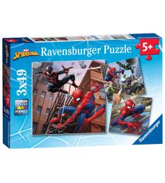 Puzzle Ravensburger Spiderman de 3x49 Piezas