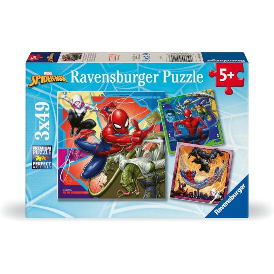 Puzzle Ravensburger Spiderman de 3x49 Pzs Puzzle Ravensburger Spiderman de 3x49 Pzs