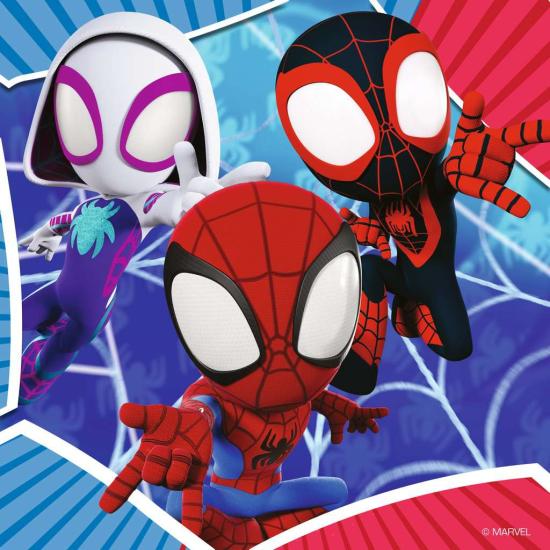 Puzzle Ravensburger Spidey Amazing Friends de 3x49 Piezas Puzzle Ravensburger Spidey Amazing Friends de 3x49 Piezas