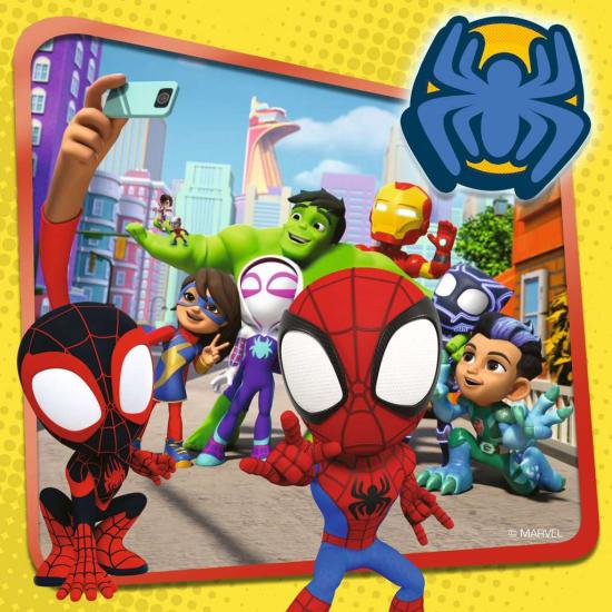 Puzzle Ravensburger Spidey Amazing Friends de 3x49 Piezas Puzzle Ravensburger Spidey Amazing Friends de 3x49 Piezas