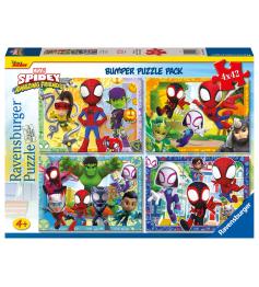 Puzzle Ravensburger Spidey Amazing Friends de 4x42 Pzs