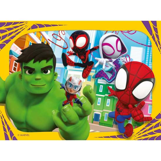 Puzzle Ravensburger Spidey and Firends Progresivo 12+16+20+24 Pz Puzzle Ravensburger Spidey and Firends Progresivo 12+16+20+24 Pz