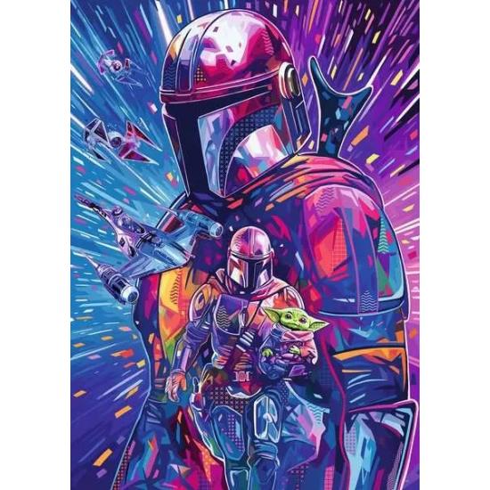 Puzzle Ravensburger Star Wars Hyperspace The Mandalorian XXL 500