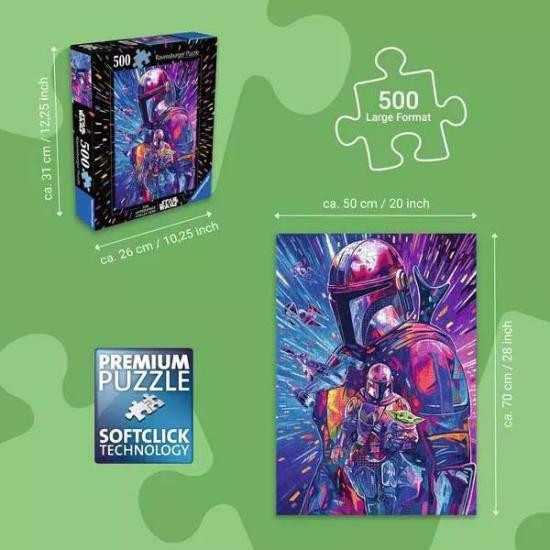 Puzzle Ravensburger Star Wars Hyperspace The Mandalorian XXL 500