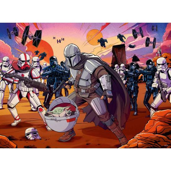 Puzzle Ravensburger Star Wars Mandalorian: El Reto XXL de 200P Puzzle Ravensburger Star Wars Mandalorian: El Reto XXL de 200P
