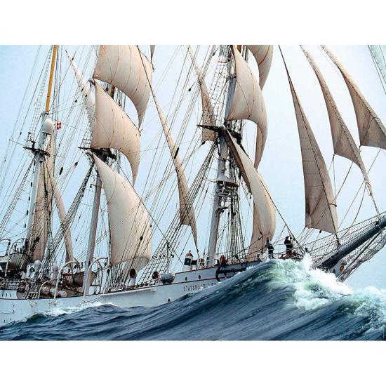 Puzzle Ravensburger Barco Statsraad Lehmkuhl de 2000 Piezas