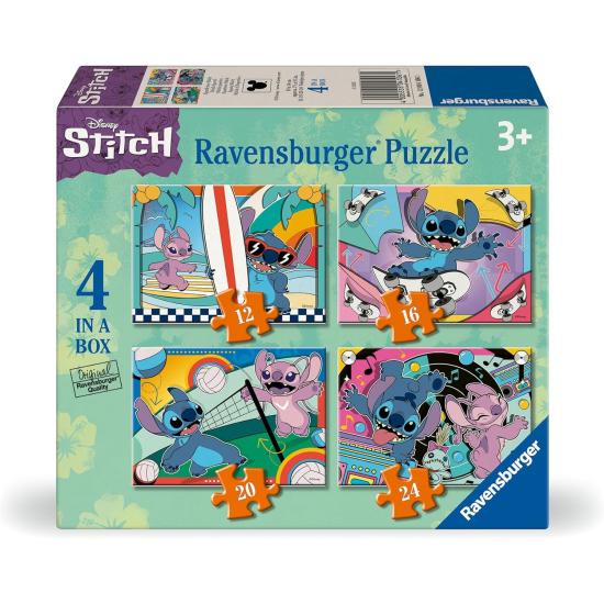 Puzzle Ravensburger Stitch Progresivo de 12+16+20+24 Pzs