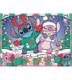 Puzzle Ravensburger Stitch Navidad XXL de 100 Piezas