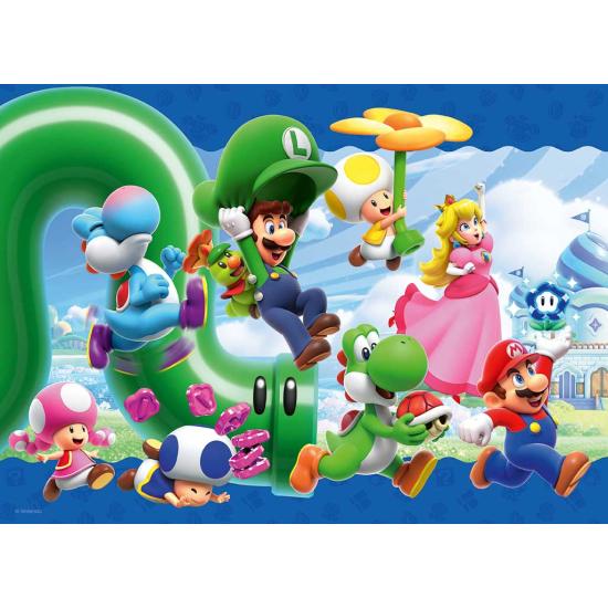 Puzzle Ravensburger Super Mario Bros Wonder de 4 x 100 Piezas