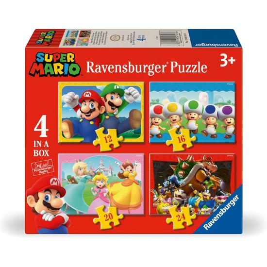 Puzzle Ravensburger Super Mario Progresivo de 12+16+20+24 Pzs Puzzle Ravensburger Super Mario Progresivo de 12+16+20+24 Pzs